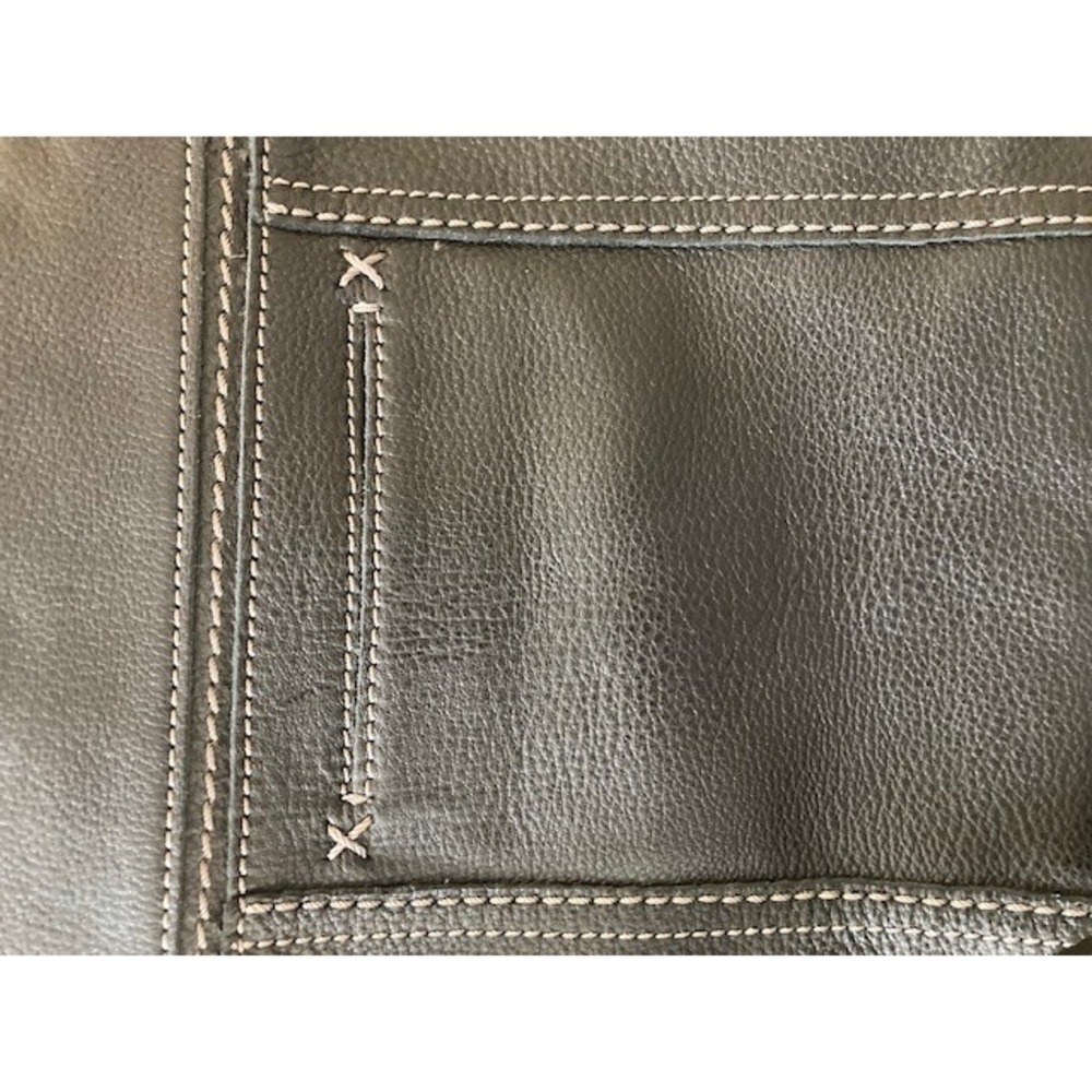 The Sak Black Leather Crossbody Adjustable Handbag - Picture 3 of 10